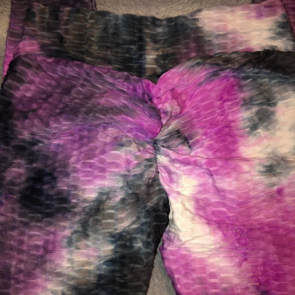 🌟 Purple Bubble Brazilian Scrunch Butt Yoga Pant - Picture 9 of 9